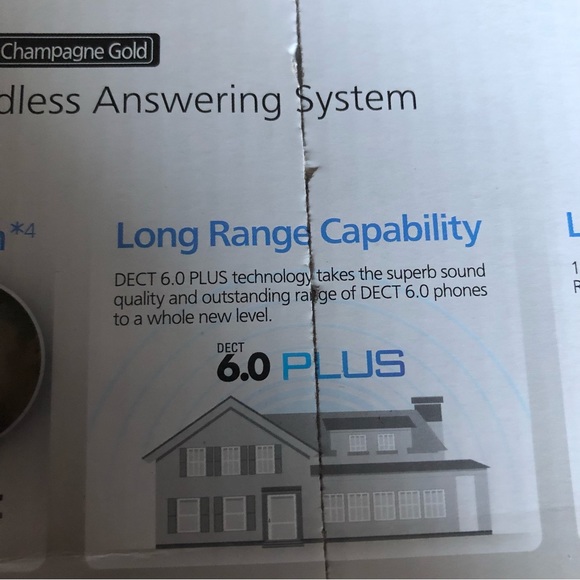 Panasonic KX-TGF352N Digital Corded & Cordless Answering System (Champagne Gold) - Picture 4 of 16